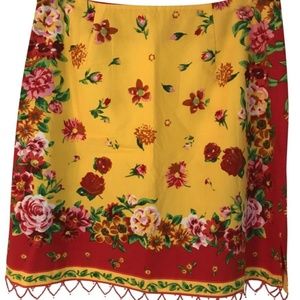 Boston Proper beaded lightweight skirt 8